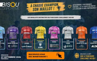 8 maillots distinctifs à conquérir sur La Bisou Challenge !